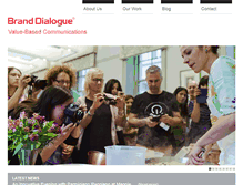 Tablet Screenshot of dialogueagency.com